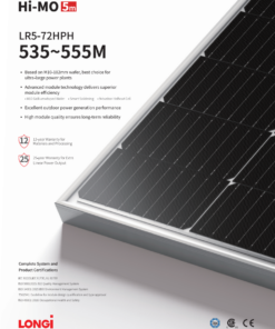 LONGI SOLAR_LR5-72HPH-535~555M