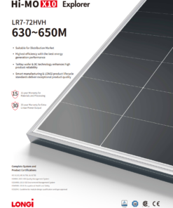 LONGI SOLAR_LR7-72HVH-630~650W